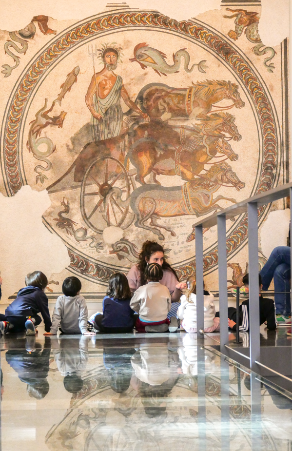 Enfants en visite