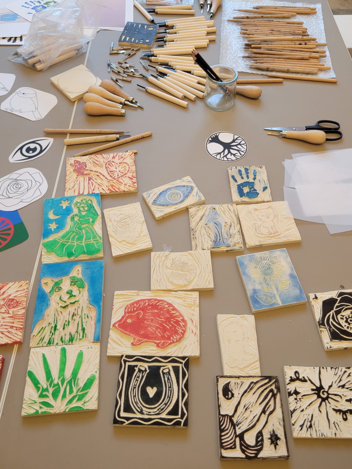 Atelier linogravure